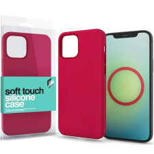 Xprotector Apple iPhone 14 Pro, Szilikon tok, MagSafe rögzítésű, Xprotector Soft Touch MagSafe, piros tok és táska
