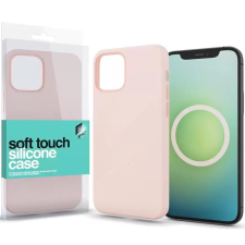 Xprotector Apple iPhone 15, Szilikon tok, MagSafe rögzítésű, Xprotector Soft Touch MagSafe, rózsaszín tok és táska