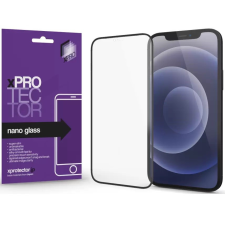 Xprotector Huawei P20 Lite (2019), Kijelzővédő fólia, ütésálló fólia (az íves részre is!), Tempered Glass (edzett üveg), Xprotector Nano Glass, fekete mobiltelefon kellék