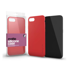 Xprotector Matte ultra vékony szilikon hátlap tok, Samsung Galaxy S22 Ultra, piros tok és táska