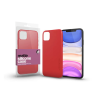 Xprotector matte, ultravékony matt szilikon hátlap tok Apple iPhone 11 Pro, korallpiros