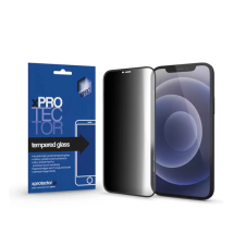 Xprotector Privacy Tempered Glass Full 3D kijelzővédő üvegfólia, Apple iPhone 13 Pro Max/14 Plus, fekete mobiltelefon kellék