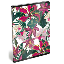  XRCise Look exkluzív kockás füzet - A5 60 lapos - SEIS dzsungel virágos füzet