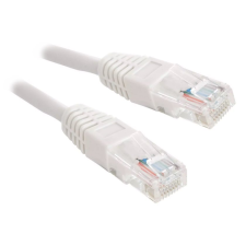 XtendLan UTP Cat5e RJ45 Patch kábel 1m - Fehér (PK_5UTP010WHITE) kábel és adapter