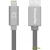 XTREMEMAC USB Lightning Átalakító Szürke 1.2m XCL-FLD-13