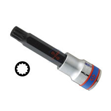  XZN (spline) bitfej 1/2&quot; hosszú M10 dugókulcs