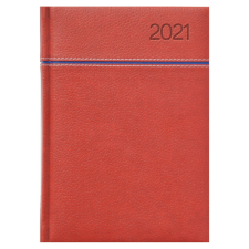  Y021 Young A5 napi naptár - Bordó-Fehér-Zöld naptár, kalendárium
