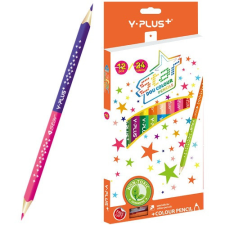 Y-PLUS Színes ceruza Y-Plus+ STAR 12/24 db-os klt. hegyezővel színes ceruza