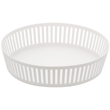 Yamazaki 3813 Tower Gyümölcstál, széles, fehér (3813) tányér és evőeszköz