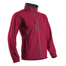  YANG II PIROS FÉRFI SOFTSHELL FELSŐ, YKK CIPZ_M