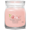 Yankee candle Fresh Cut Roses Signature Közepes Üveggyertya (5038581129143)