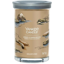 Yankee candle Signature 2 kanóc Amber & Sandalwood 567 g gyertya