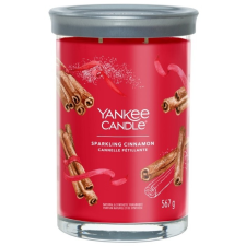 Yankee candle Signature Pezsgő fahéj karácsonyi Illatgyertya 567g - Piros (1630043E) gyertya