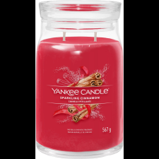  YANKEE CANDLE Signature üveg 2 kanóc Sparkling Cinnamon 567 g (5038581129532) gyertya
