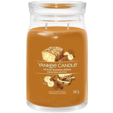 Yankee candle Signature üveg 2 kanóc Spiced Banana Bread 567 g gyertya