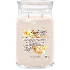 Yankee candle Signature üveg 2 kanóc Vanilla Creme Brulée 567 g gyertya