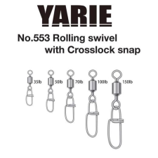 Yarie 553 Crosslock Snap 35LB forgókapocs horgászkiegészítő