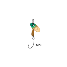  Yarie 672 Blender 3.5gr SP3 Green/Gold körforgó csali