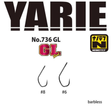  Yarie 736 GL Nanotef #8 Barbless horog horog