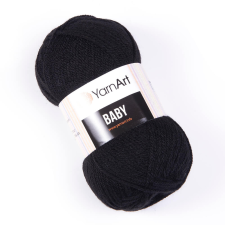 YarnArt Baby - Fekete - 585 rövidáru