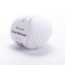 YarnArt CHRISTMAS, 50g - Fehér 02 rövidáru