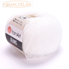  Yarnart JEANS - Törtfehér - 001 rövidáru
