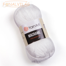  Yarnart MAKRAMÉ, 2mm - Fehér - 154 rövidáru