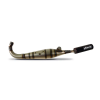 Yasuni Full Exhaust System Fekete Alumínium Kipufogó Yasuni Kipufogók és alkatrészeik Kipufogók Moped kipufogók (tuning)