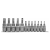 Yato Bit dugókulcs készlet 12 részes Torx 1/4", 3/8" CrV