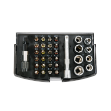 Yato Bithegy és dugókulcs készlet 34 részes (YT-04623) szerszám kiegészítő