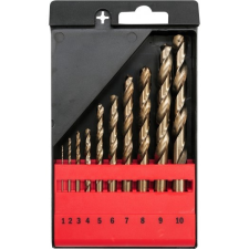 Yato Csigafúró készlet 10 részes HSS Co 1-10 mm (YT-41603) fúrószár