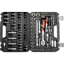 Yato dugókulcs készlet 1/2"-1/4" + kiegészítők 94 db PRO dugókulcs