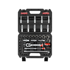 Yato Dugókulcs készlet racsnis hajtókarral 1/2" 60 db-os (YT-12660) dugókulcs