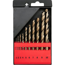 Yato Fém fúrókészlet 10db HSS-COBALT 1-10mm barkácsgép tartozék