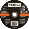 Yato fémtárcsa 125 x 22 x 1,2 mm