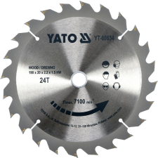 Yato Fűrésztárcsa fához 190/20/24 wolframkarbidos (YT-60634) fűrészlap