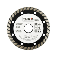 Yato Gyémánt vágótárcsa 115 mm turbo (YT-6022) barkácsgép tartozék