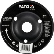 Yato Kúpos Ráspolykorong durva #1 115 mm (YT-59166) barkácsgép tartozék