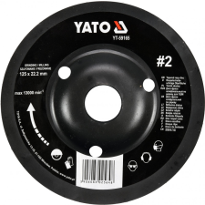 Yato Kúpos Ráspolykorong durva #2 125 mm (YT-59165) barkácsgép tartozék