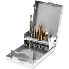 Yato Lépcsősfúró-süllyesztő készlet 4 részes (YAT-44705) fúrószár