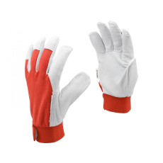  YATO Munkavédelmi kesztyű 9-es méret bőr-pamut piros (YT-746419)