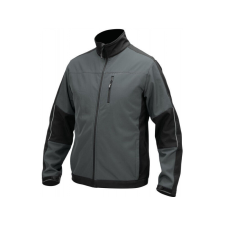 Yato Munkavédelmi softshell kabát szürke-fekete XXL-es méret 3 zsebes munkaruha