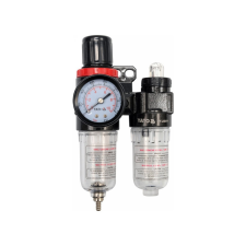 Yato Pneumatikus levegő szűrő nyomásszabályzóval kenőtartállyal 1/4" 25 cm3 festő és tapétázó eszköz