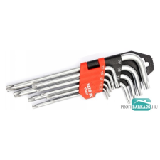 Yato Torx kulcs készlet 9 részes (T10-T50) CrV barkácsgép tartozék