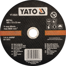 Yato Vágókorong fémre 180x1.5x22 (YT-5925) barkácsgép tartozék