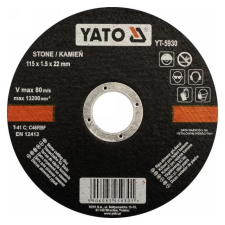 Yato Vágókorong kőre 115x1,5x22 csiszolókorong és vágókorong
