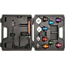 Yato YATO YT-0672 Autó hűtőrendszer nyomásmérő készlet 14 részes (YAT-0672) autójavító eszköz