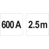 Yato YATO YT-83153 Indító kábel (bikakábel) 600A