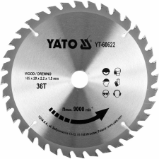 Yato YT-60622 TCT TÁRCSA FÁHOZ 185X36TX20MM (YT-60622) fűrészlap