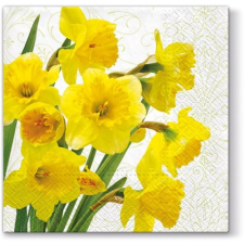 Yellow Daffodils papírszalvéta 33x33cm,20db-os asztalterítő és szalvéta